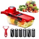 10 in 1 Mandoline Slicer Vegetable Cutter with Stainless Steel