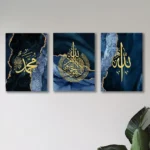 Set of 3 Premium Wall Art Photo Tiles – Modern Home Decor Sets