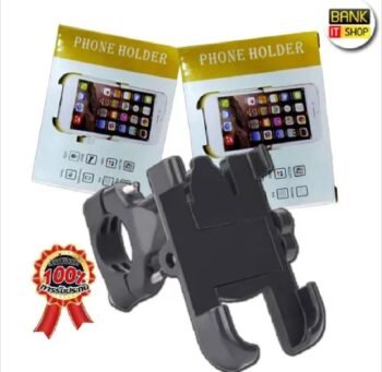 Aluminum Alloy Bike & Motorcycle Handlebar Phone Holder | Universal Mobile Stand Mount Bracket