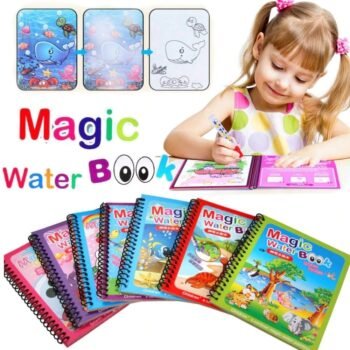 Magic Water Book Painting Drawing Coloring Book With Magic Water Pen ( Buy 1 Get 1 free)